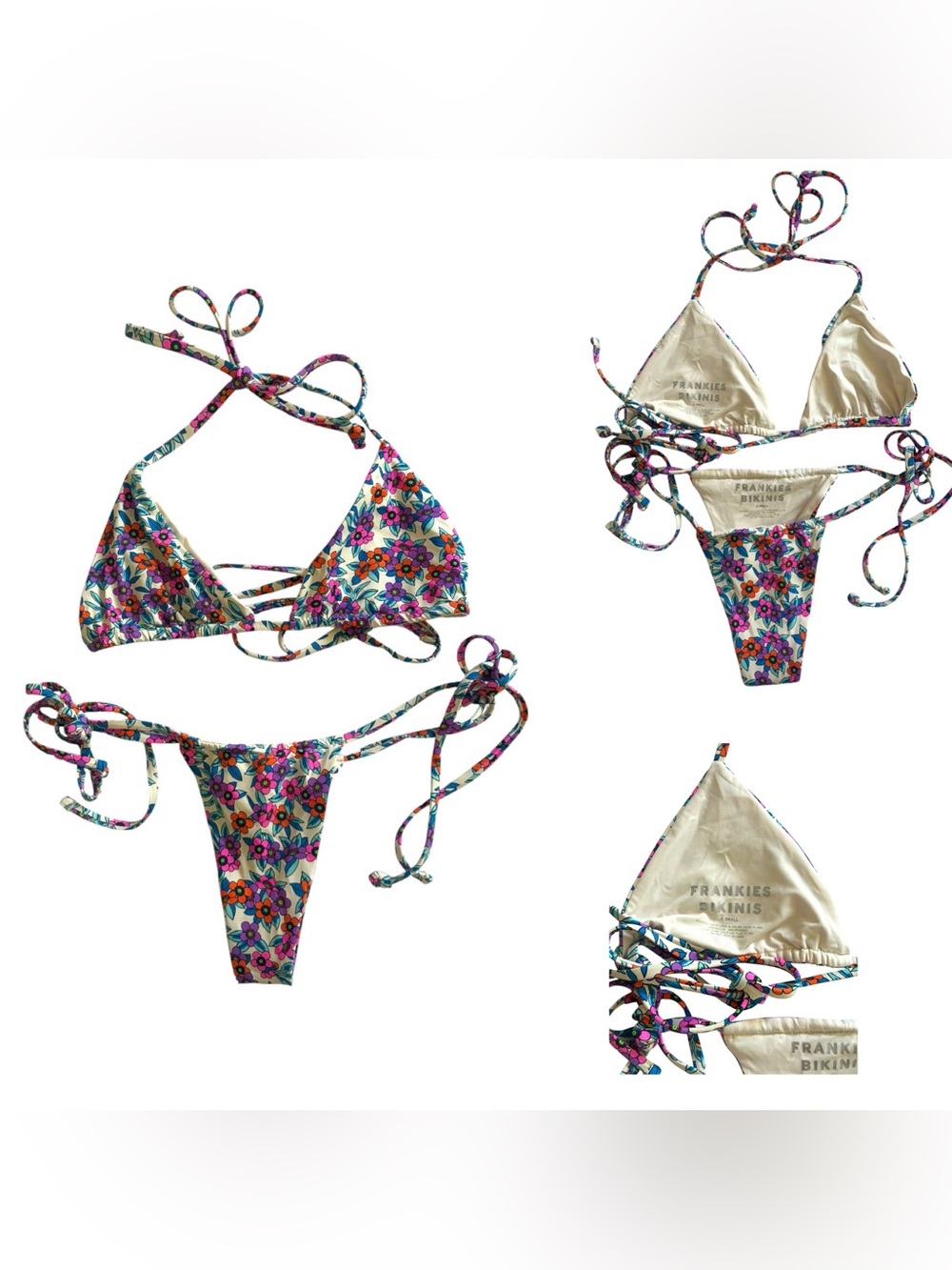 Frankie's Bikinis Flower Farm Bikini Set